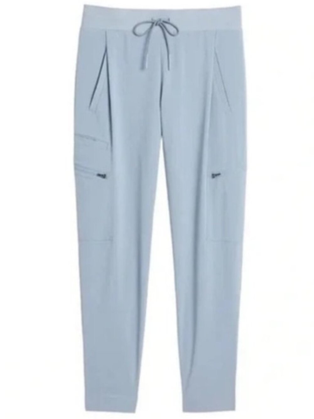 Athleta Pants Joggers Go Far Travel Venture Pants Light Grey/ Blue size 2